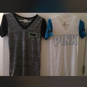 Victoria’s Secret pink shirts